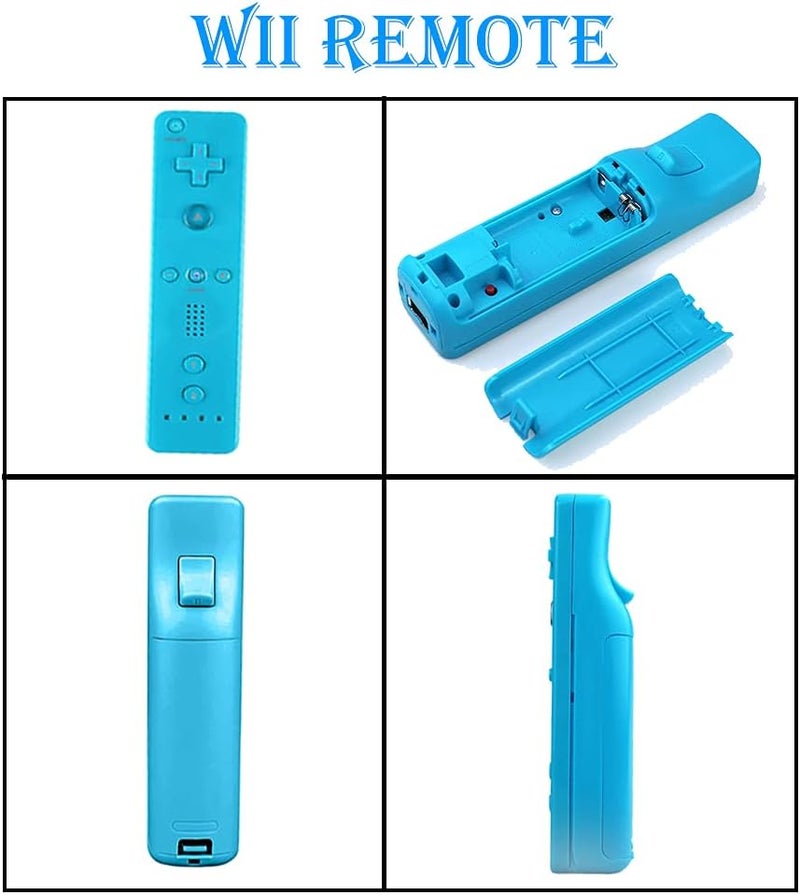 Tevodo Wii Remote Controller, 2 Packs Upgrade Wireless Controller Compatible with Wii Wii U(blue and pink) - Image 5